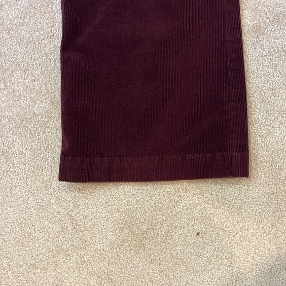 Anthropology, Pilcrow, eggplant, corduroy, flared pants, size 16 wide - Picture 6 of 10